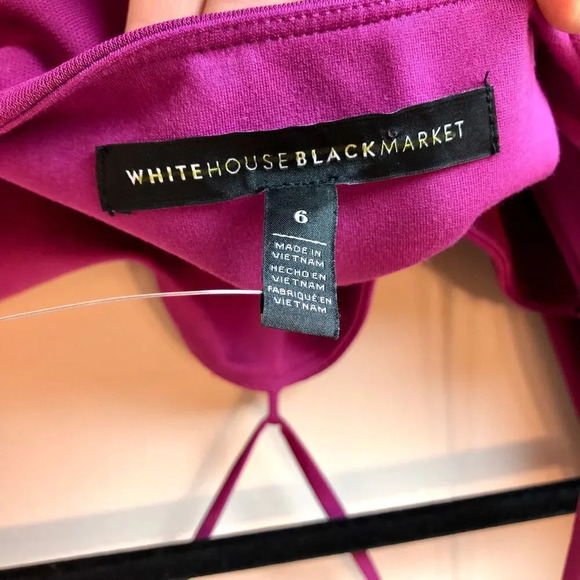 WHBM | Off the Shoulder 3/4 Tiered Top - Picture 6 of 6